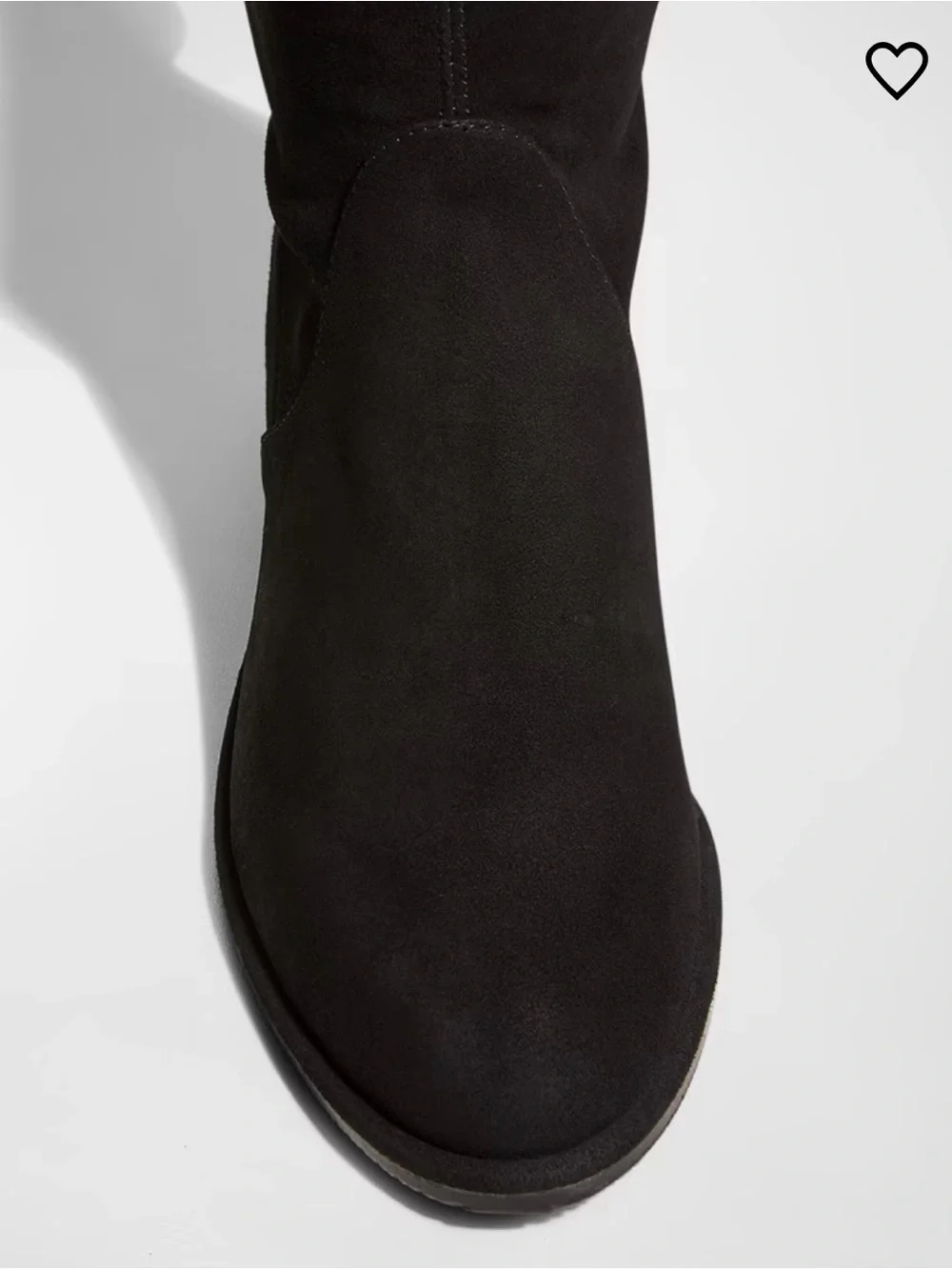 Stuart Weitzman Lowland Black Suede Over the knee boot